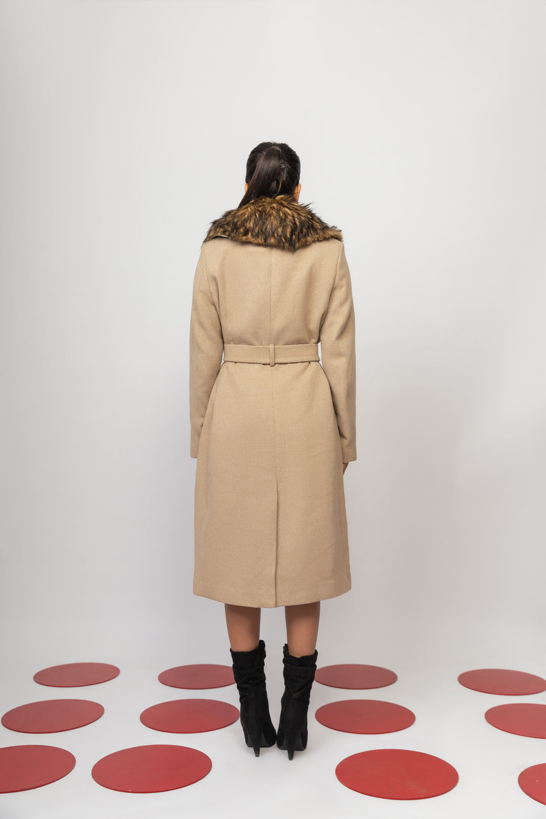 Fur Collar Baker By Ted Baker Faux Fur Trim Dress Wool Jacket Ted Baker  Duffle Coat