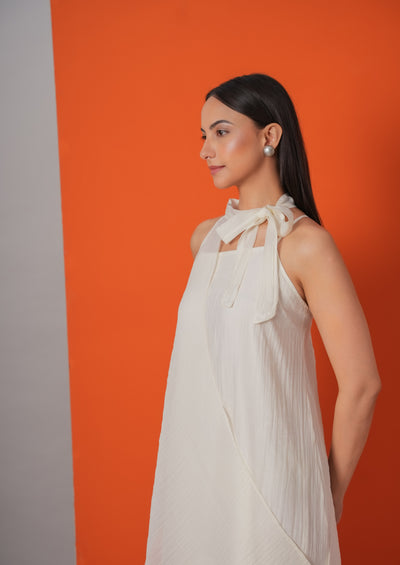Hello Goddess Dress White