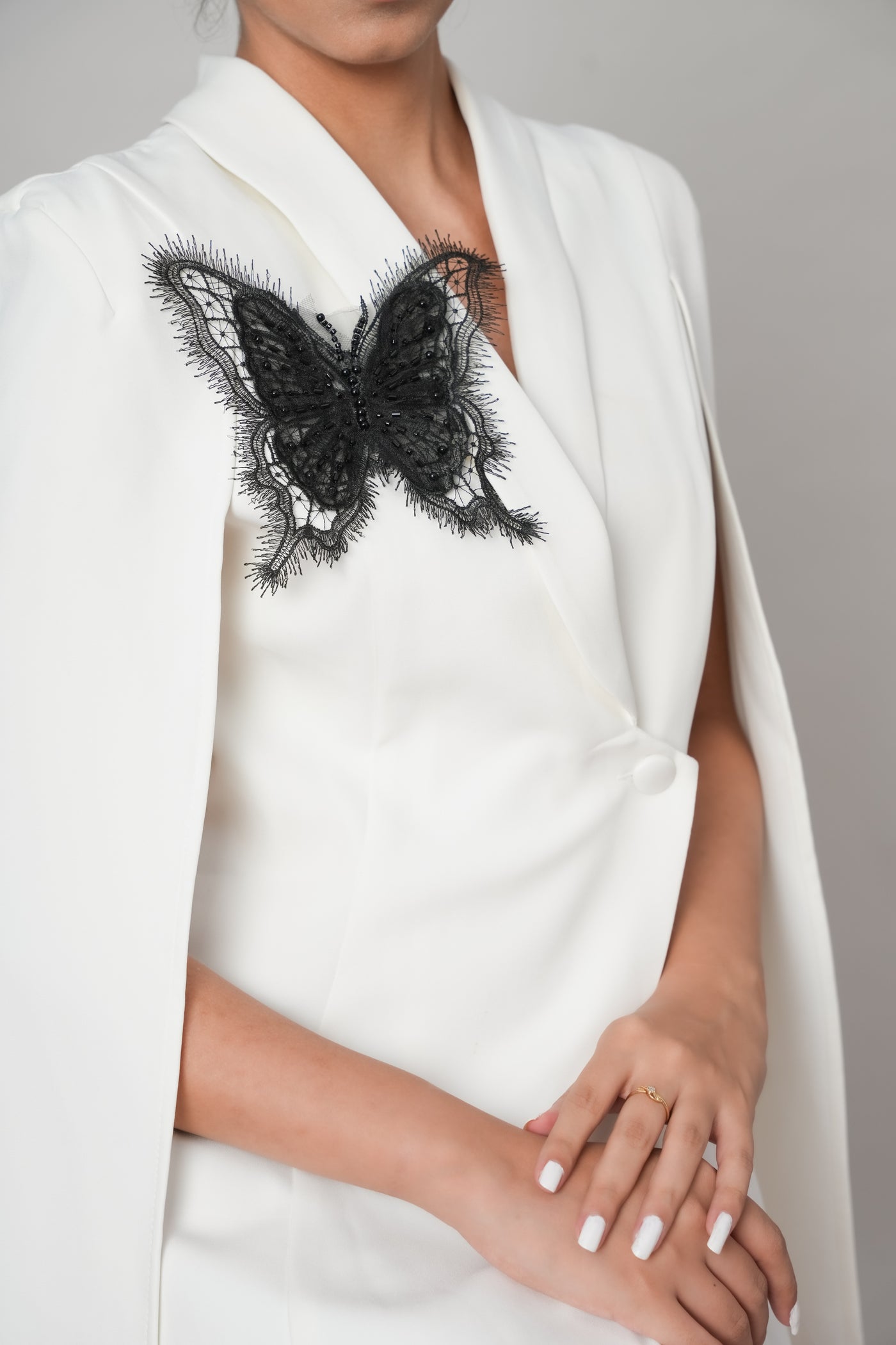 Butterfly Brooch Black