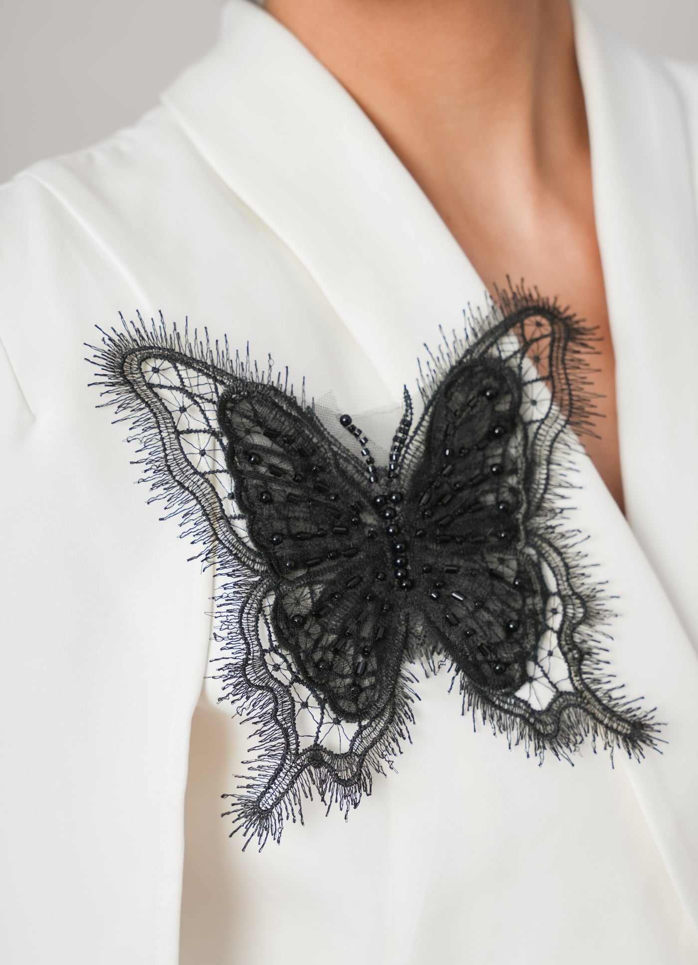 Butterfly Brooch Black