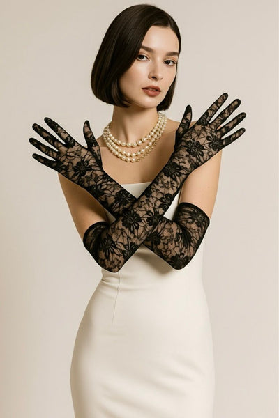 Net Lace Gloves