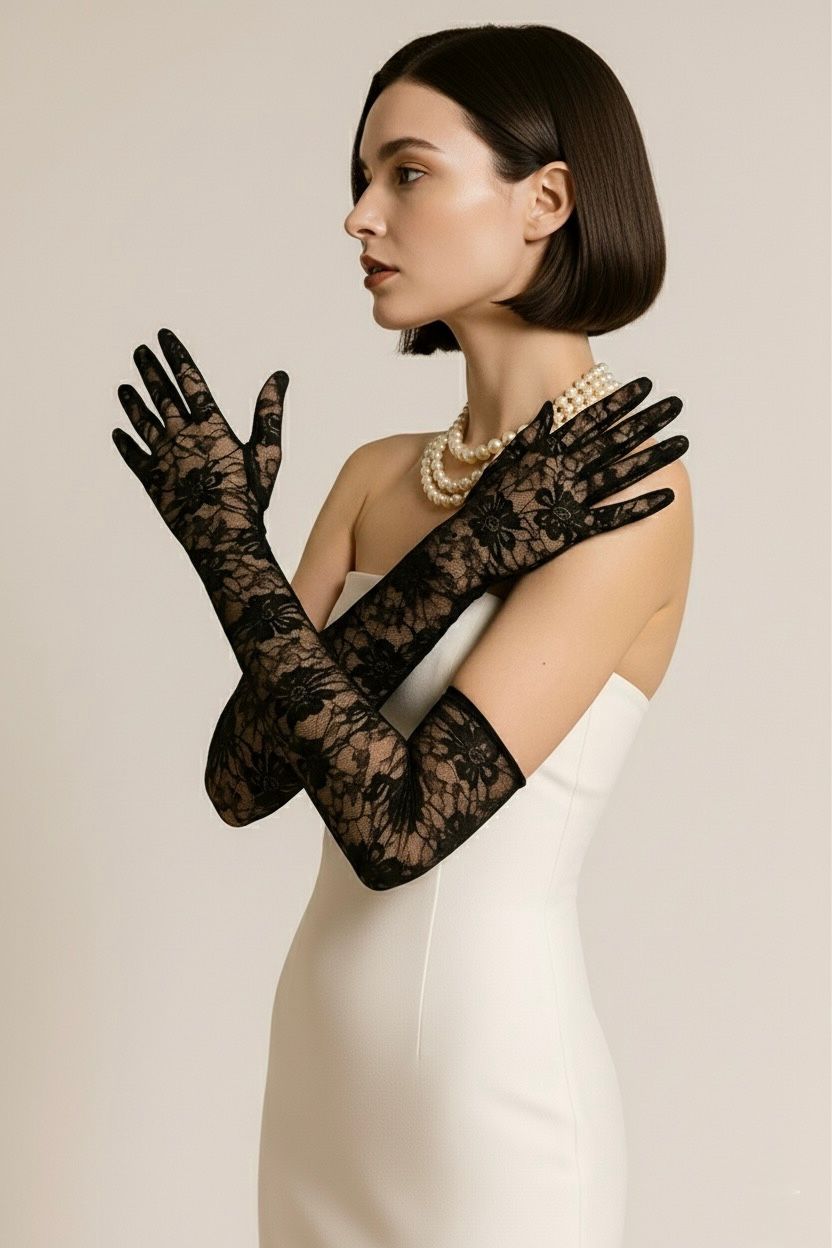 Net Lace Gloves