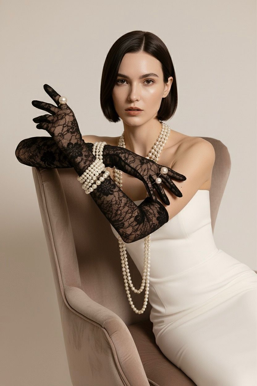 Net Lace Gloves