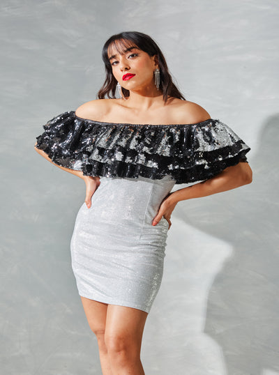 Sequinned Shoulder Frill (Limited Edition)